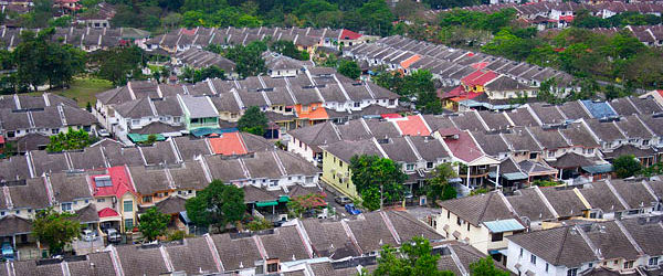 An housing estate in Malaysia